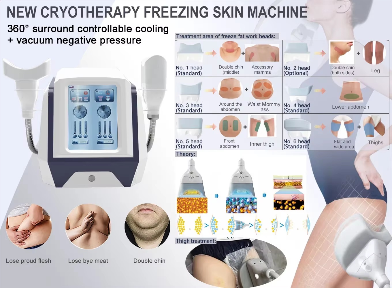 BYH99C Desktop Cryo Slimming Machine supplied detail image 15