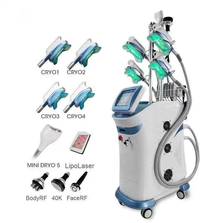 BYL27C machine overview with cryo applicators and complementary handles